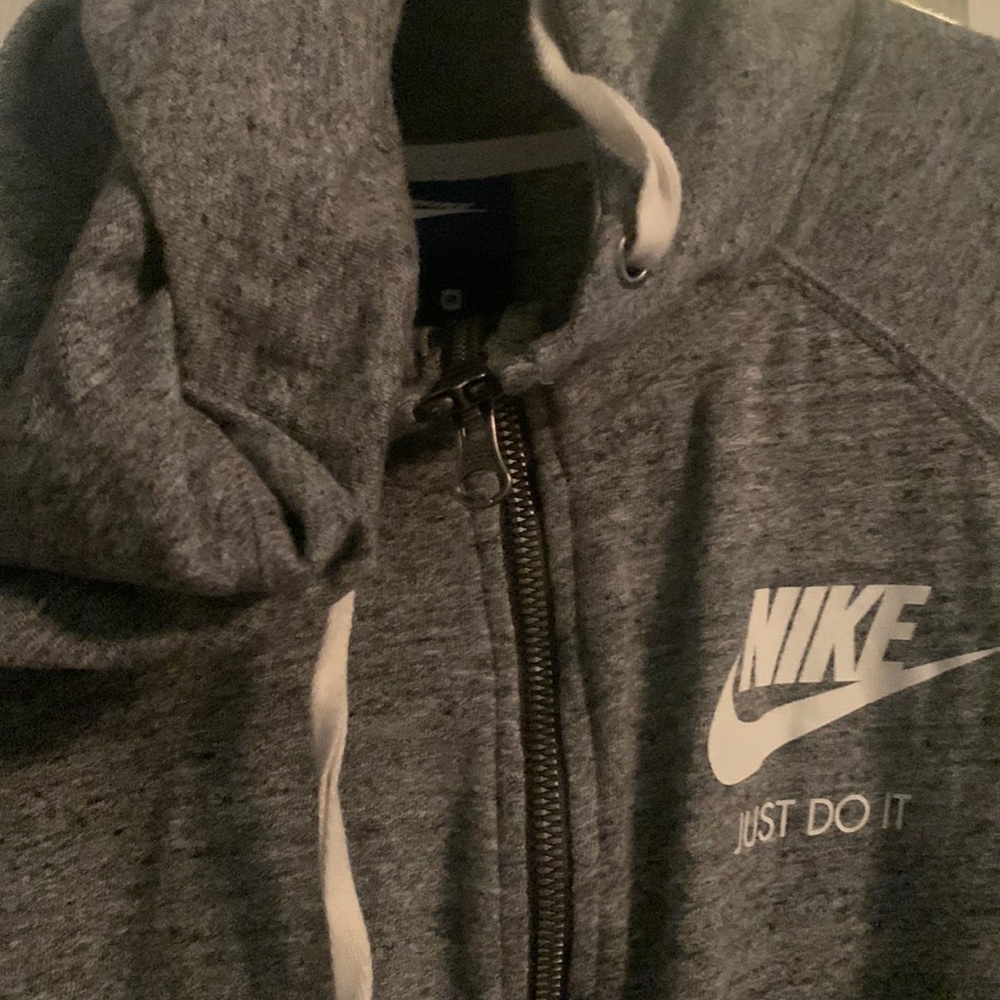 Nike Gray Jacket Size Medium - image 1
